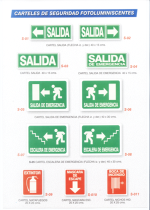 Carteles de seguridad