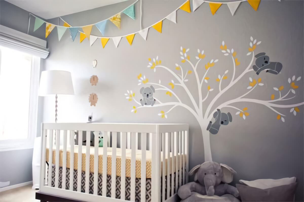 Com decorar l'habitació del nadó 9