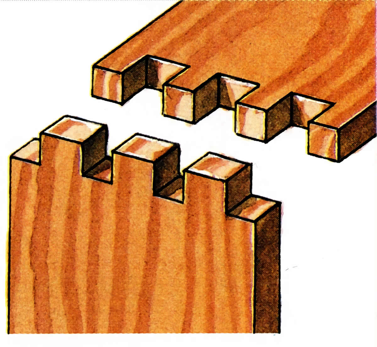 Tipos de uniones para muebles de madera - Esmihobby